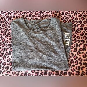 Justice Heather Gray Activewear Tee